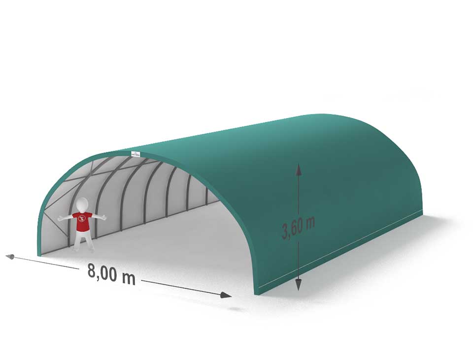 Shelterall tárolósátor 8x3,6